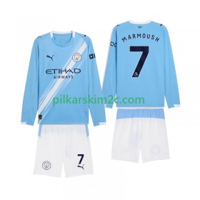 Koszulka Manchester City Omar Marmoush 7 Dziecięca Główna 2025/26 Koszulki Piłkarskie(L/S)